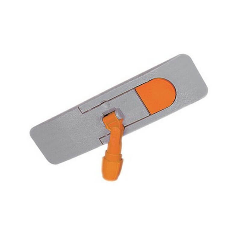 Splast pilkas ir oranžinis magnetinis šluostės mopo laikiklis grindims