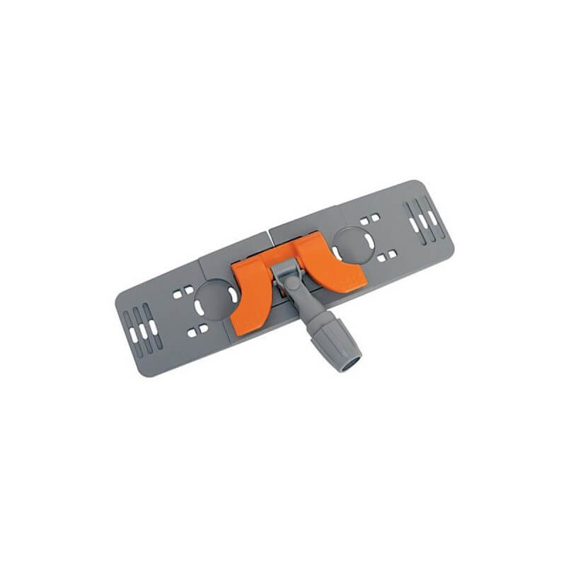 Splast KLIK MONO pilkas ir oranžinis šluostės mopo laikiklis grindims, 40 ir 50 cm ilgio
