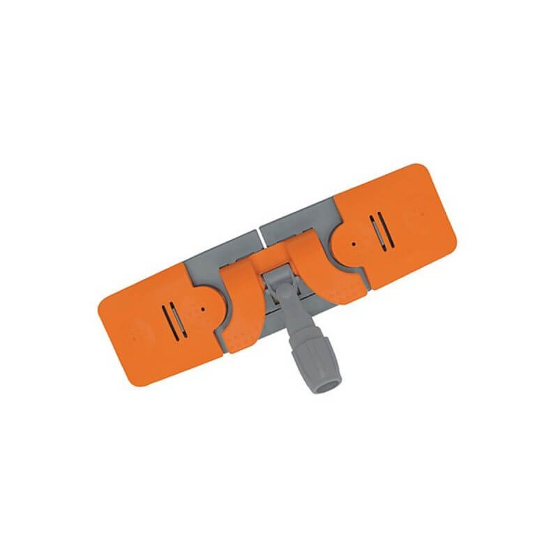 Splast KLIK SUPER pilkas ir oranžinis šluostės mopo laikiklis grindims, 40 ir 50 cm ilgio