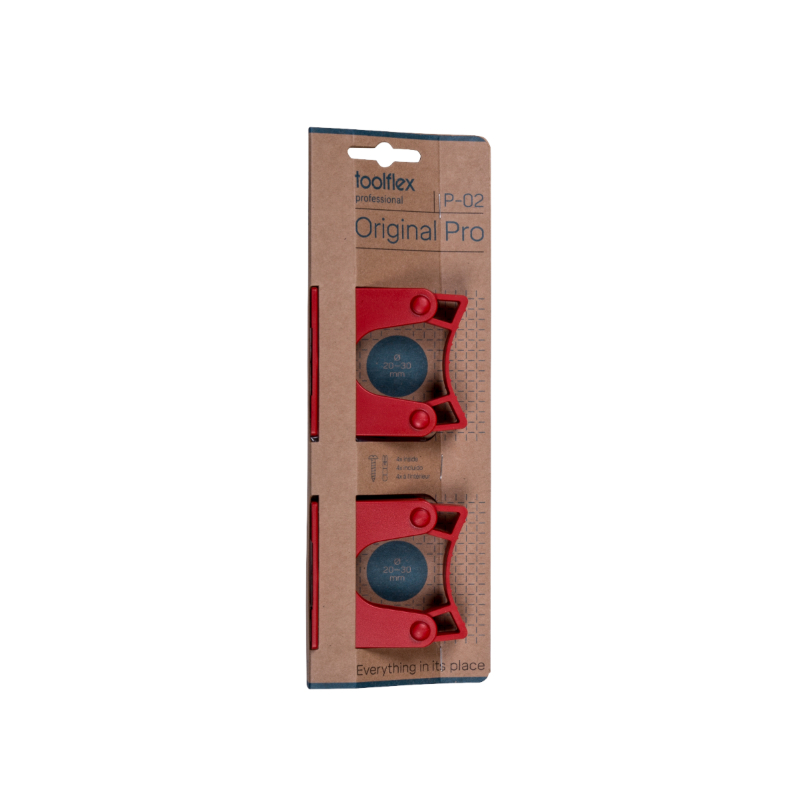 Toolflex Original Pro P-02 raudonas laikiklis, 20–30 mm